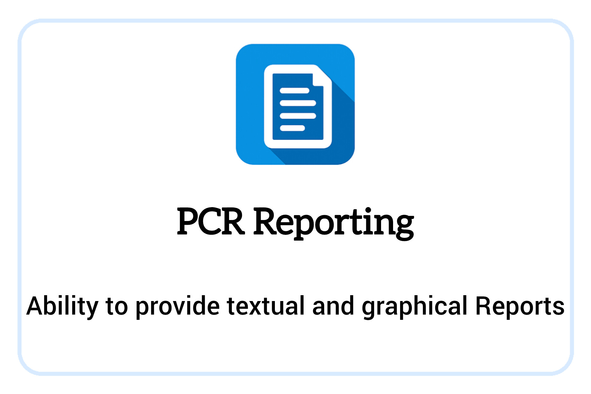 Pcr Reporting